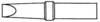 Weller 4ETE-1 Soldering tip Flat Tip size 5.6 mm Tip length 5.6 mm Content 1 pc(s)