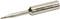 Metal soldering iron tip with a fine point and 'ERSADUR' engraving. Suitable for precision soldering in technical applications.