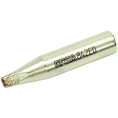 'Soldering tip ERSA 842ED, cylindrical shape with bevelled end, manufactured from silver-coloured metal.'