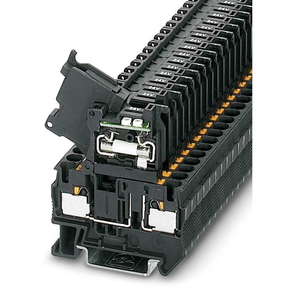 Fuse modular terminal block PT 4-HESILED 24 (5X20) 3211903 Phoenix ...