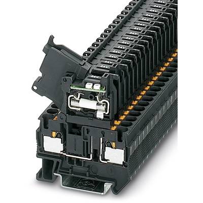 A multi-pole distribution board with multiple connection terminals and integrated fusing, for use in electrical switchgear installations.