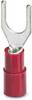 Phoenix Contact 3240036 U terminal 0.50 mm² 1.50 mm² Hole Ø=6.5 mm Partially insulated Red 100 pc(s)