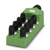 Sensor & actuator box (passive) QUICKON splitter SACB- 8/3-L-C QO-0,34 1548341