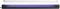Two fluorescent tubes: one white, one purple, placed side by side in a black mounting.