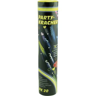  PK 20 Konfetti-Partykracher 6 farbig Confetti  