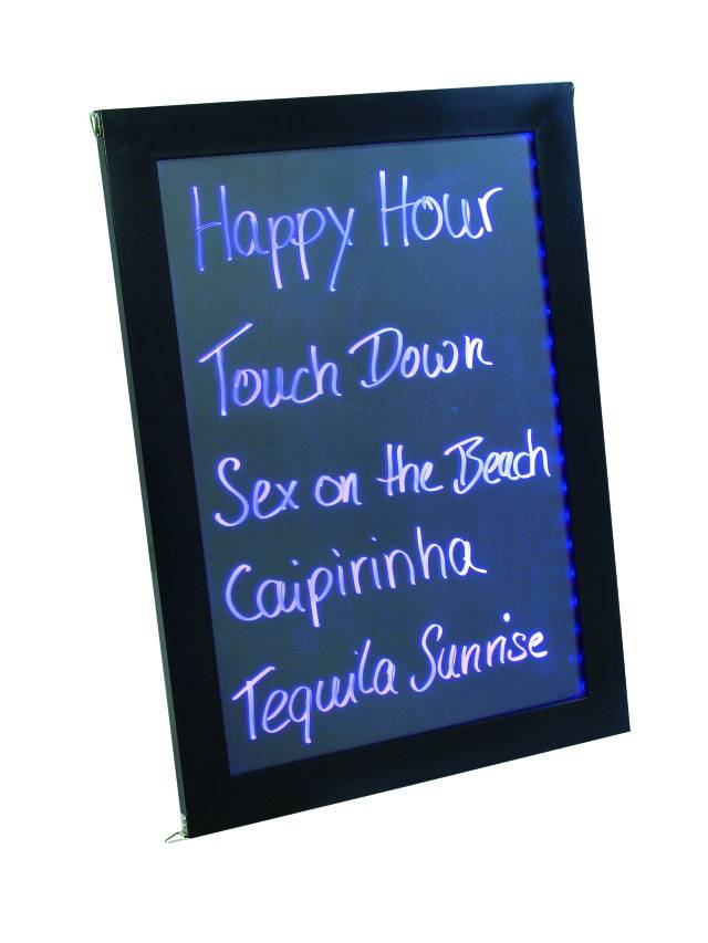 Europalms Happy Hour LED sign (W x H x D) 720 x 65 x 465 mm