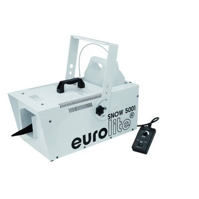 'EUROLITE SNOW 5001' Snow Machine in White with Remote Control. Device for artificial snow effects, electrically operated.