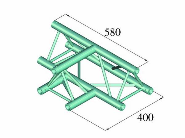 Alutruss DECOLOCK DQ3-PAT36 Triangular truss T-joint 90 °