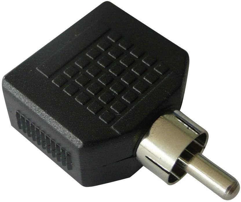 SpeaKa Professional SP-2380204 RCA / Jack Audio/phono Adapter [1x RCA plug (phono) - 2x Jack socket 3.5 mm] Black-3
