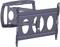 Wall mount for flat-screen televisions with swivel and tilt functionality, suitable for various sizes, made of metal.