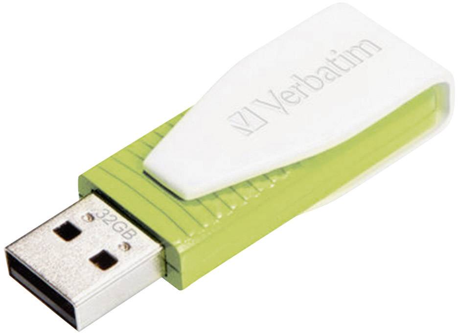 Verbatim Swivel USB stick 32 GB Green 49815 USB A (USB 2.0)-2