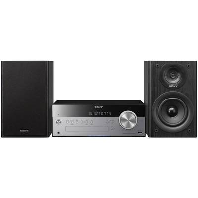 Sony CMT-SBT100B Audio system AUX, Bluetooth, CD, DAB+, NFC, FM, USB, 2 x 25 W Black