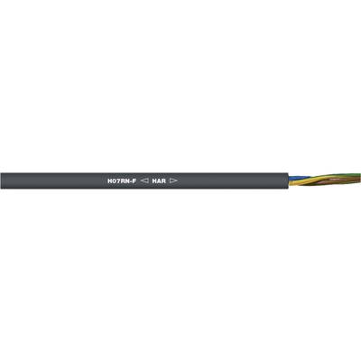 LAPP 1600151-1 Rubber flexible cable H07RN-F 7 x 1.5 mm² Black Sold per metre
