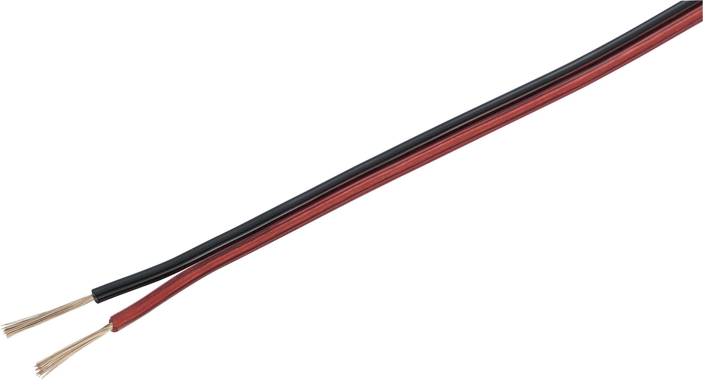 TRU COMPONENTS 1565746 Speaker cable 2 x 0.80 mm² Red, Black 100 m