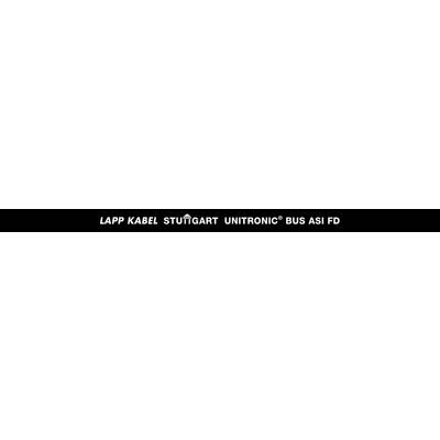 'UNITRONIC BUS AS FD' Cable Labelling by Lapp Kabel, Stuttgart, on a black background.