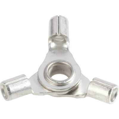 Vogt Verbindungstechnik 3520a3 Crimp contact distributor Cross section (max.)=2.50 mm² Hole Ø=4 mm Not insulated Metal 1