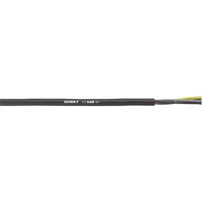 LAPP 1600207-1 Rubber flexible cable H05RR-F 3 x 0.75 mm² Black Sold per metre