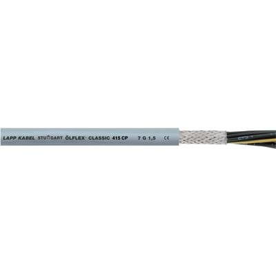 Cable labelled 'LAPP KABEL ÖLFLEX CLASSIC 415 CP 7G1.5 CE'. Multi-core with shielding, suitable for industrial applications.