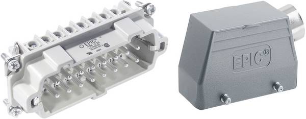 LAPP Connector set EPIC®KIT H-BE 16 75009646 16 + PE Screws 1 Set