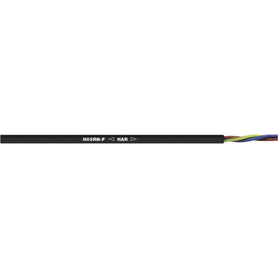 LAPP 1600250-1 Rubber flexible cable H05RN-F 2 x 0.75 mm² Black Sold per metre