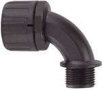 HellermannTyton 166-22203 HG16-90-M20 Helaguard Conduit Screw Fitting Polyamide 6.6 Black