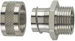 HellermannTyton 166-31005 PSC25-FM-M25 HelaGuard Metallic Conduit Screw Fitting Nickel-plated brass Metal