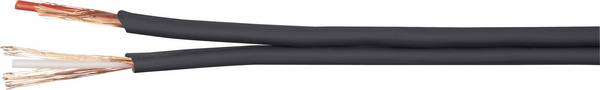 BKL Electronic 1106001/50 Audio cable 2 x 0.14 mm² Black 50 m