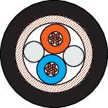 DRAKA 1002099 Microphone cable 1 x 2 x 0.22 mm² Black Sold per metre-1