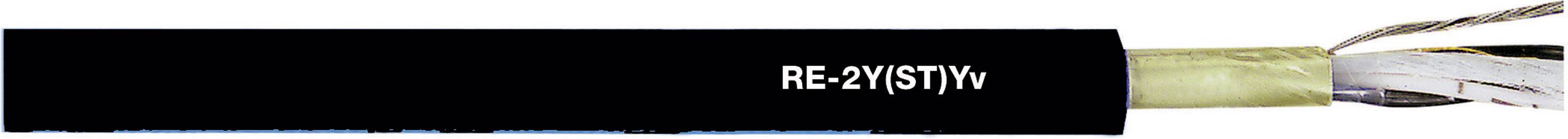 LAPP 32412/1 Data cable RE-2Y(ST)Yv 2 x 2 x 0.5 mm² Black Sold per metre-0