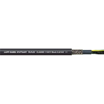 Black cable with the marking 'LAPP CABLE ÖLFLEX CLASSIC 110 CY 5G1.0 (0.61 IN)' and CE marking.