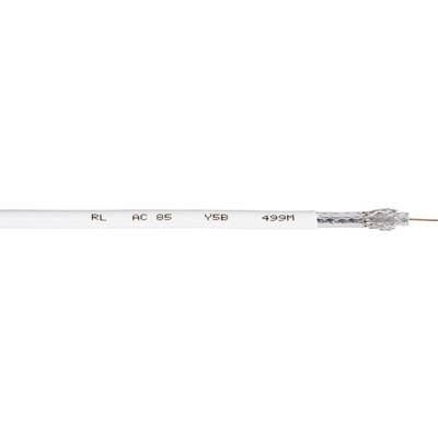Interkabel AC 85-1 Coax Outside diameter: 5 mm  75 Ω 105 dB White Sold per metre
