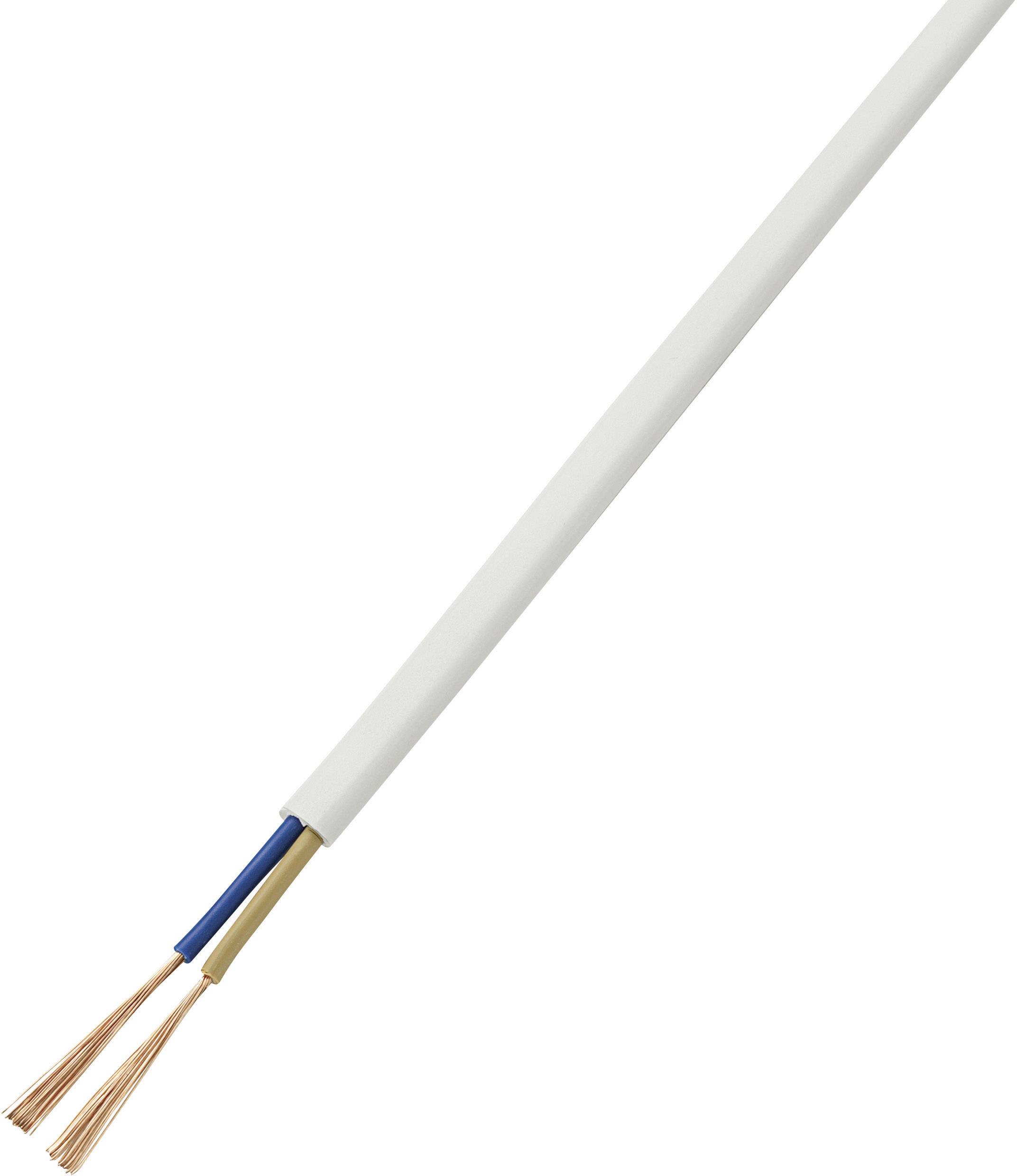 TRU COMPONENTS 1566996 Connection cable 2 x 0.75 mm² White 10 m