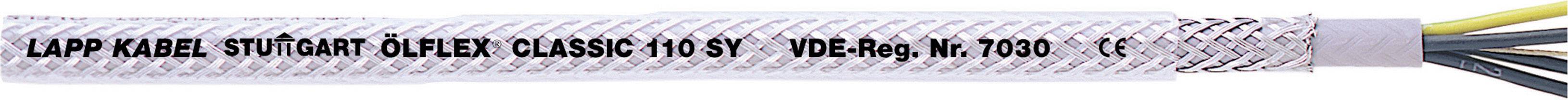 LAPP OeLFLEX® CLASSIC 110 SY Control lead 3 G 1 mm² Grey, Transparent 1125203/1 Sold per metre