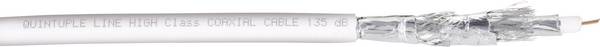 BKL Electronic 806014 Coax Outside diameter: 8.20 mm 75 Ω 135 dB White Sold per metre
