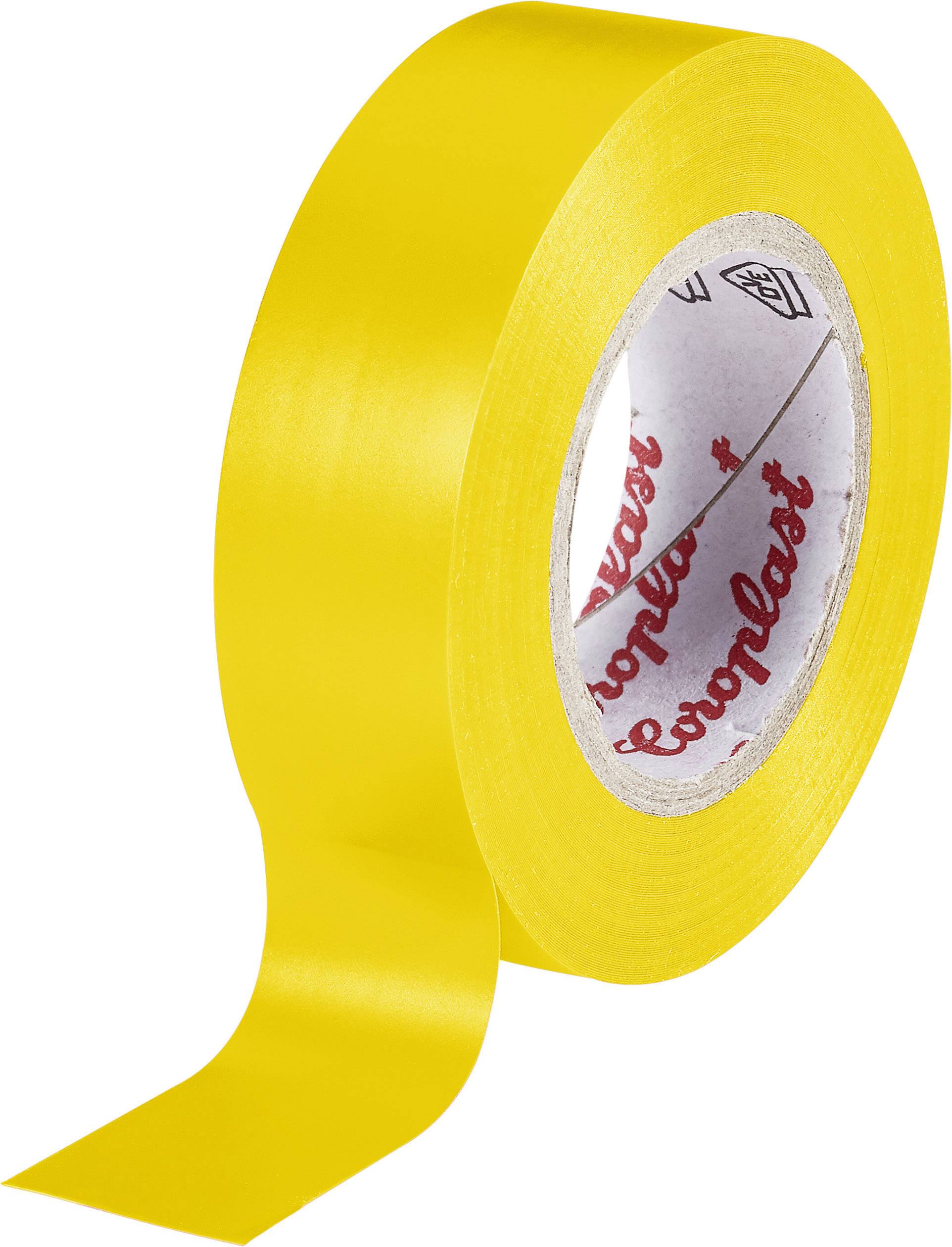 Coroplast 302 302-10-YE Electrical tape Yellow (L x W) 10 m x 15 mm 1 pc(s)