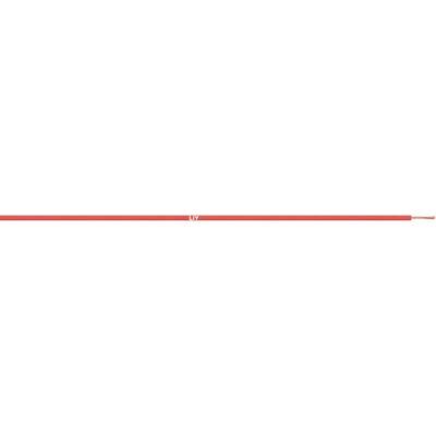 A red coloured pencil lies horizontally against a white background.