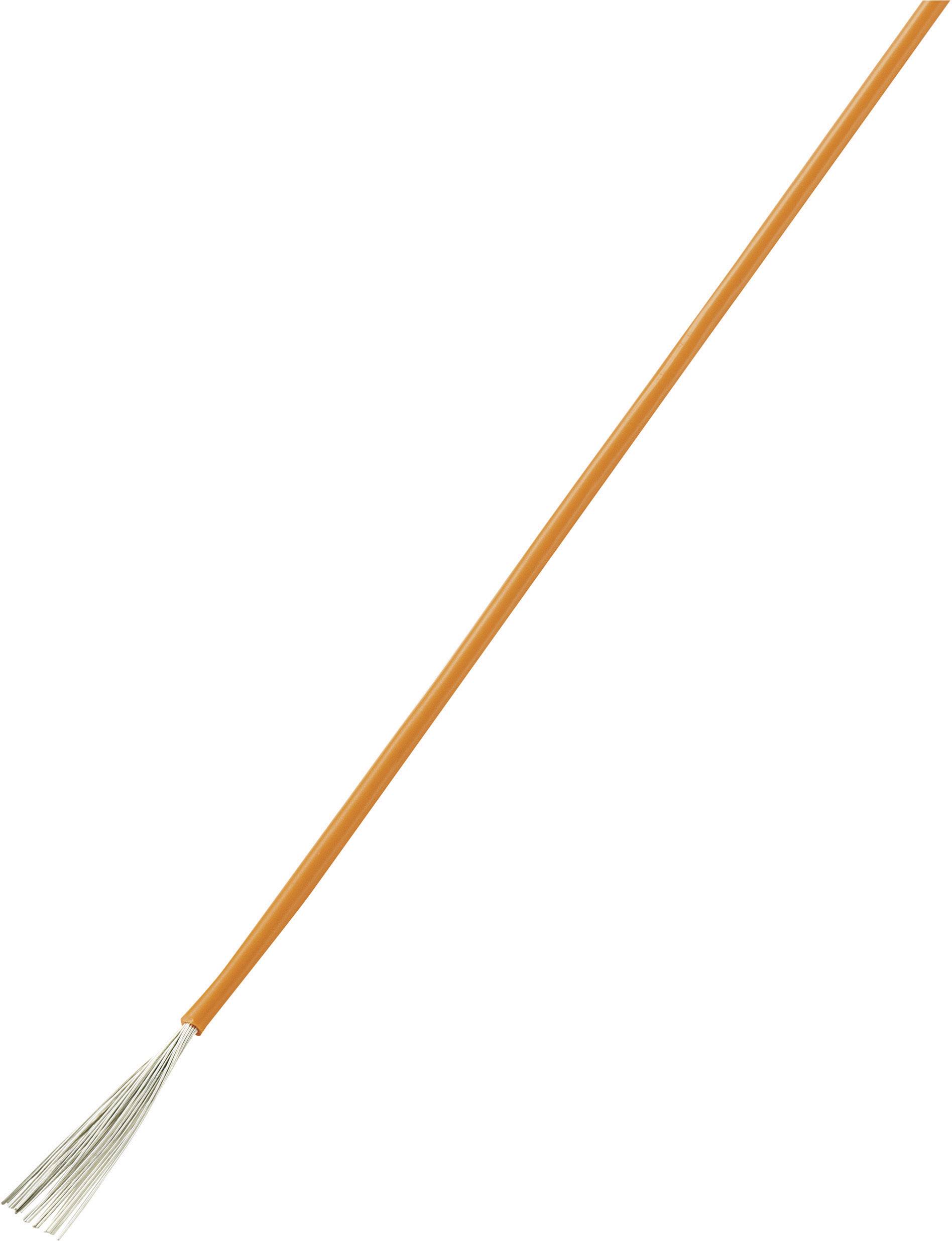 Conrad Components SH1998C439 Strand LiY 1 x 1 mm² Orange 10 m-0