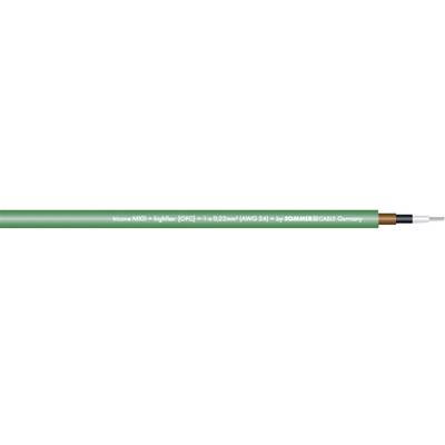 Sommer Cable 300-0024 Instrument lead  1 x 0.22 mm² Green Sold per metre