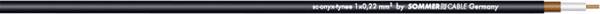 Sommer Cable 300-0031 Instrument lead  1 x 0.22 mm² Black Sold per metre