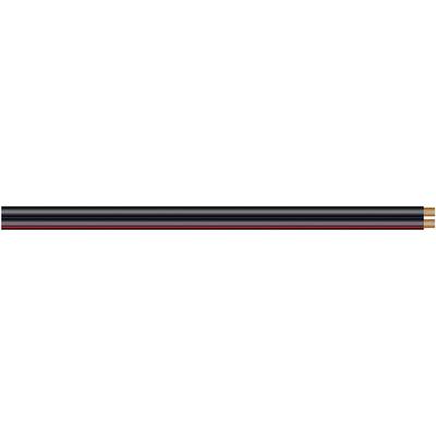 'A black object with vertical, uniform layers in red and brown, along a horizontal line.'