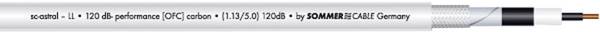 Sommer Cable 600-0960LLX Coax Outside diameter: 6.80 mm   120 dB White Sold per metre