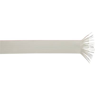 LAPP 49900045 Ribbon cable Contact spacing: 2.5 mm 8 x 0.23 mm² Grey Sold per metre
