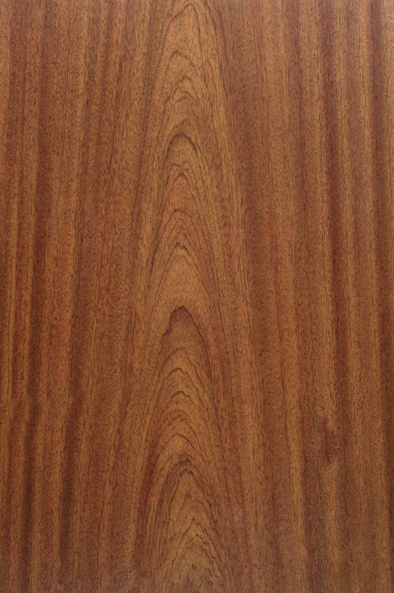 Wood grain with a symmetrical, reddish-brown pattern reminiscent of natural wood surfaces.