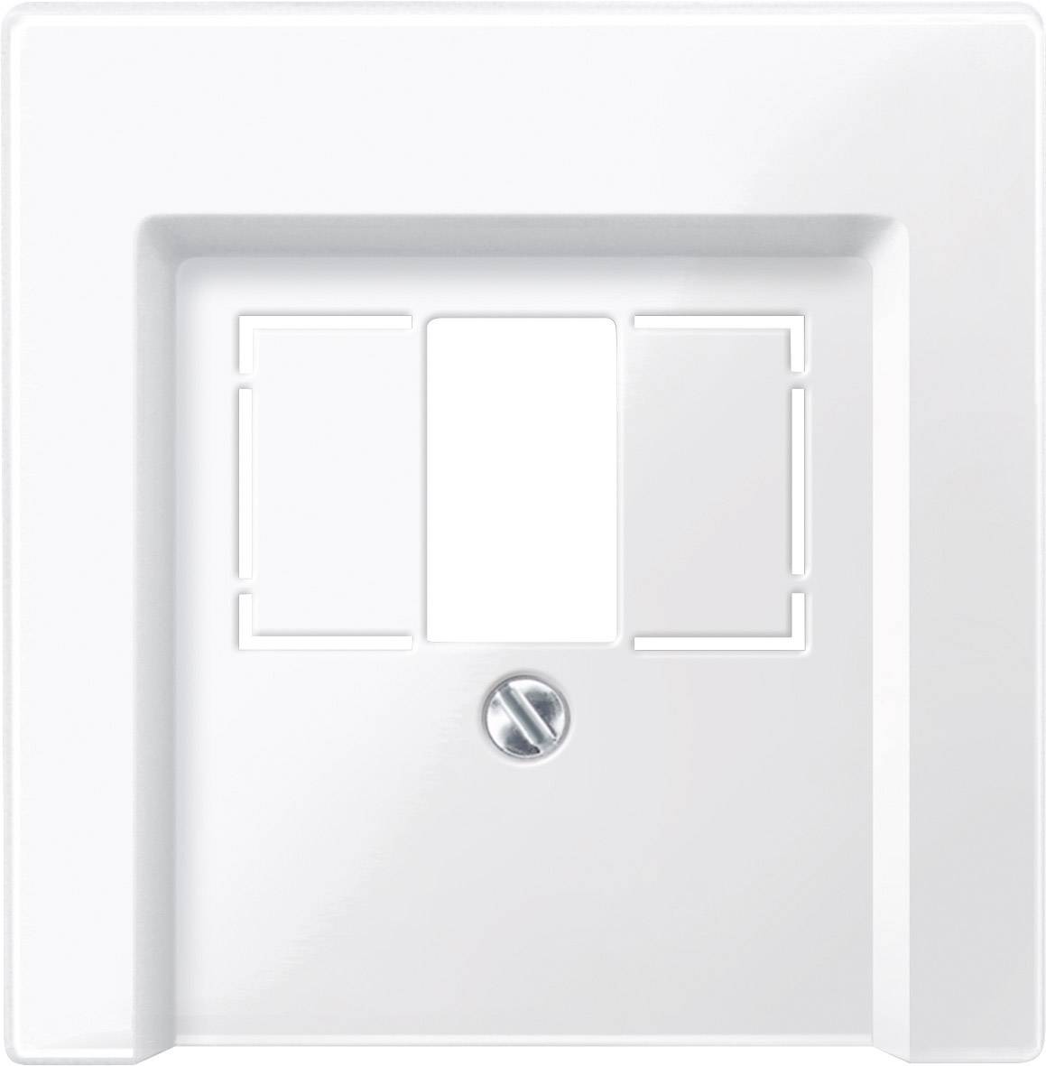 Image of Merten Cover TAE socket System M, 1-M, M-Smart, M-Plan, M-Creativ Polar white glossy 296019 1 pc(s)