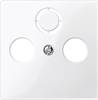 Merten Cover SAT socket System M, 1-M, M-Smart, M-Plan, M-Creativ Polar white glossy 296719 1 pc(s)