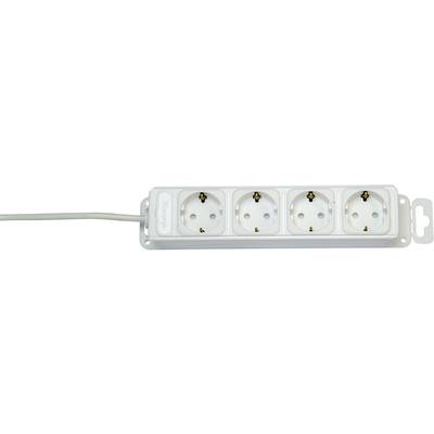 Kopp 127102016 Power strip 4x White PG connector 1 pc(s)