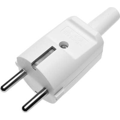 GAO 611603 Safety plug PVC  230 V White IP20