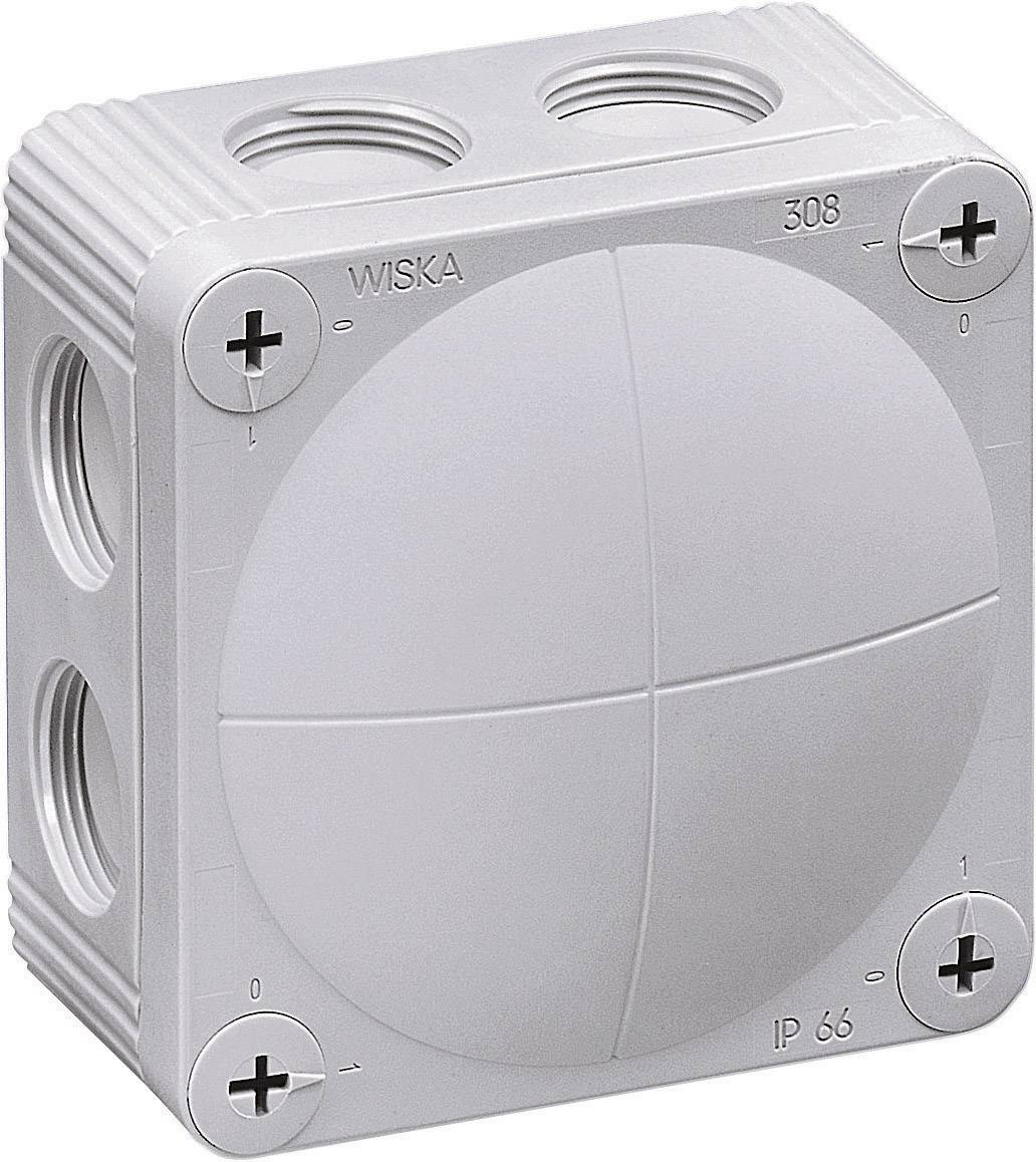 Wiska 10060400 Junction box (L x W x H) 85 x 85 x 51 mm Grey-white (RAL 7035) IP66 1 pc(s)