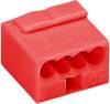 WAGO 243-804 Screw terminal flexible: 0.6- fixed: -0.8 mm² Number of pins: 4 1 pc(s) Red