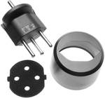 Safety plug/Swiss type12 plug adapter